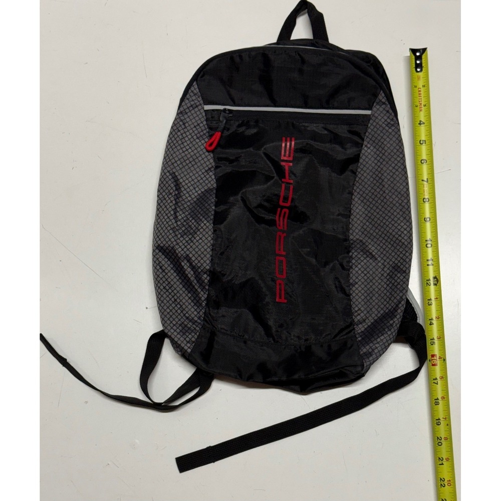 Porsche Genuine Driver's Selection Backpack Rucksack Black Grey WAP0354500H